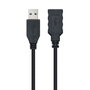 NANO CABLE Cable USB 3.0 A/M - A/H 2m Negro
